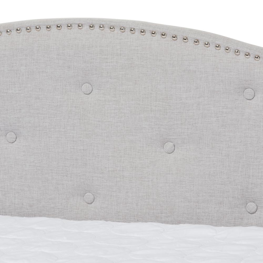 Kaija Modern and Contemporary Greyish Beige Fabric Daybed with Trundle. Picture 20