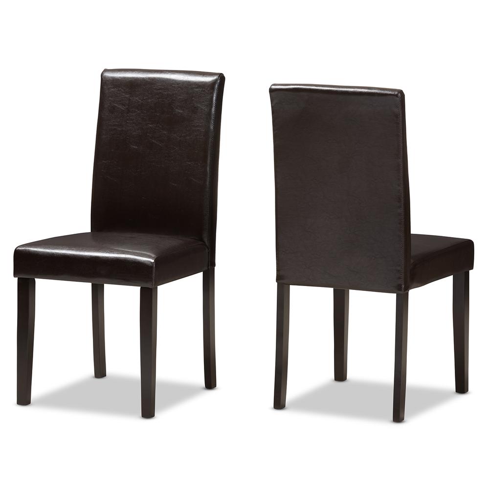 Leather Upholstered Dining Chair (Set of 2). Picture 7