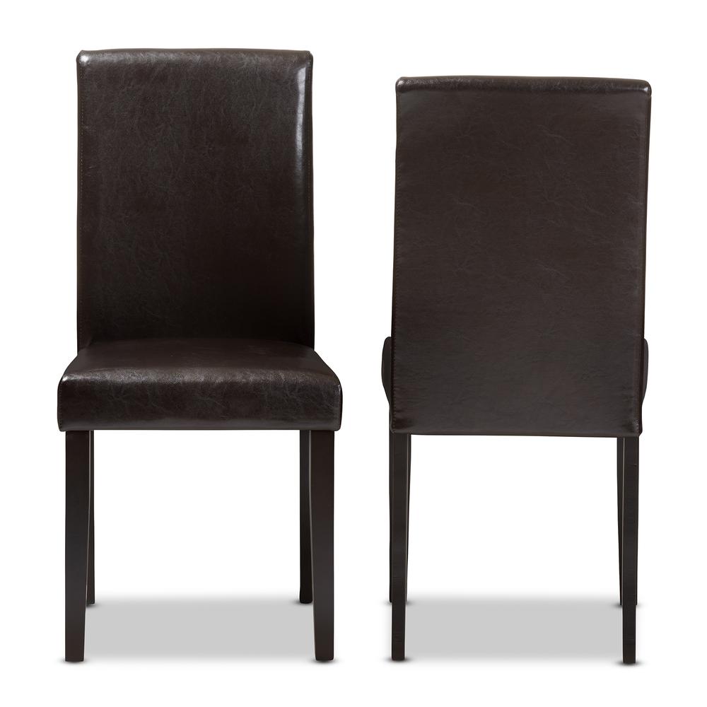 Leather Upholstered Dining Chair (Set of 2). Picture 8
