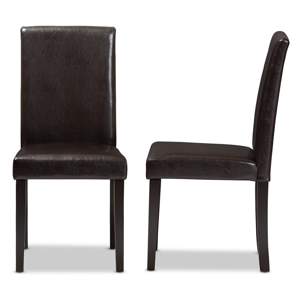 Leather Upholstered Dining Chair (Set of 2). Picture 9