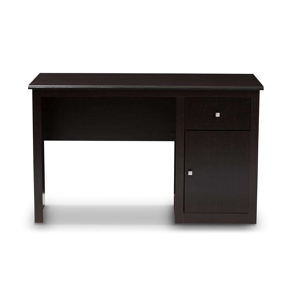 Baxton Studio Belora Modern and Contemporary Wenge Brown Finished Desk. Picture 12