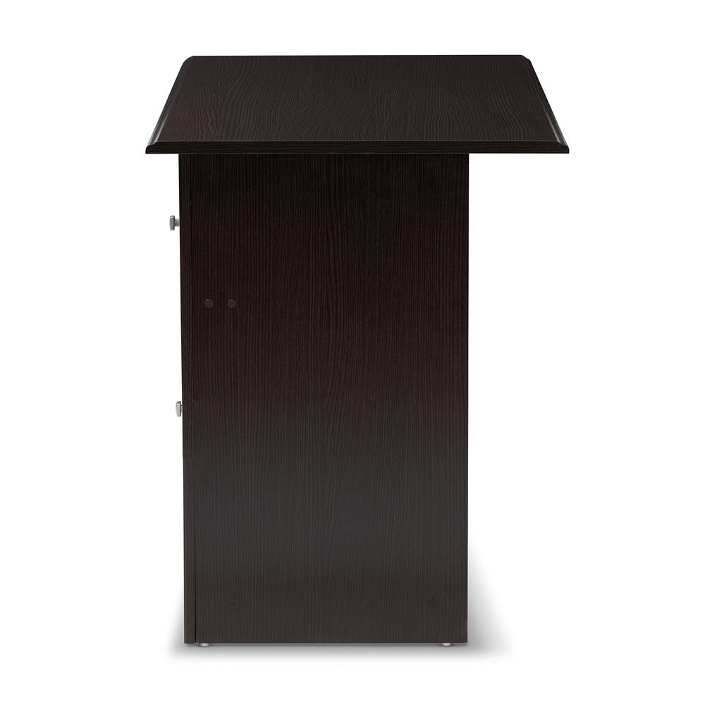 Baxton Studio Belora Modern and Contemporary Wenge Brown Finished Desk. Picture 13