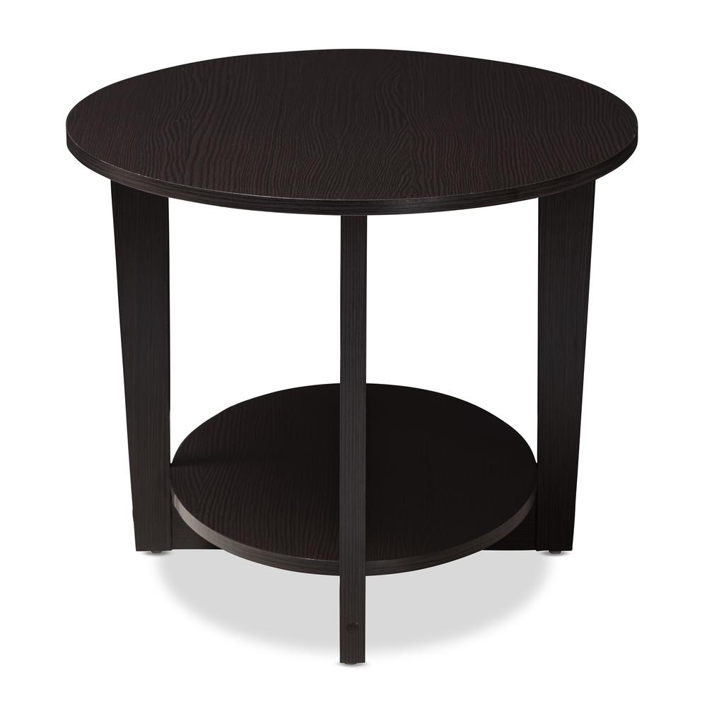 Baxton Studio Jacintha Modern and Contemporary Wenge Brown Finished Coffee Table. Picture 10