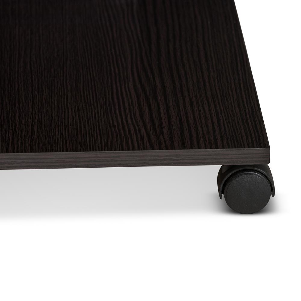 Baxton Studio Cladine Modern and Contemporary Wenge Brown Finished Coffee Table. Picture 9