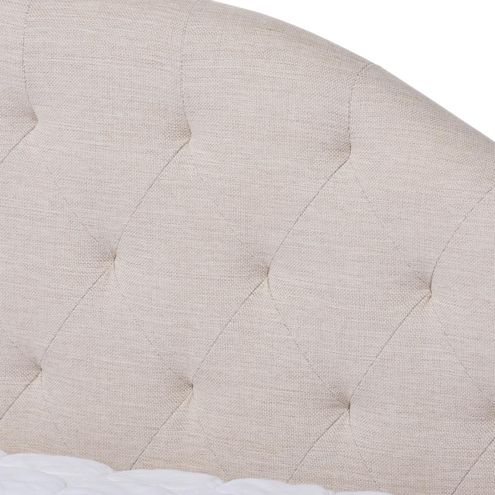Light Beige Fabric Upholstered Full Size Daybed with Trundle. Picture 17