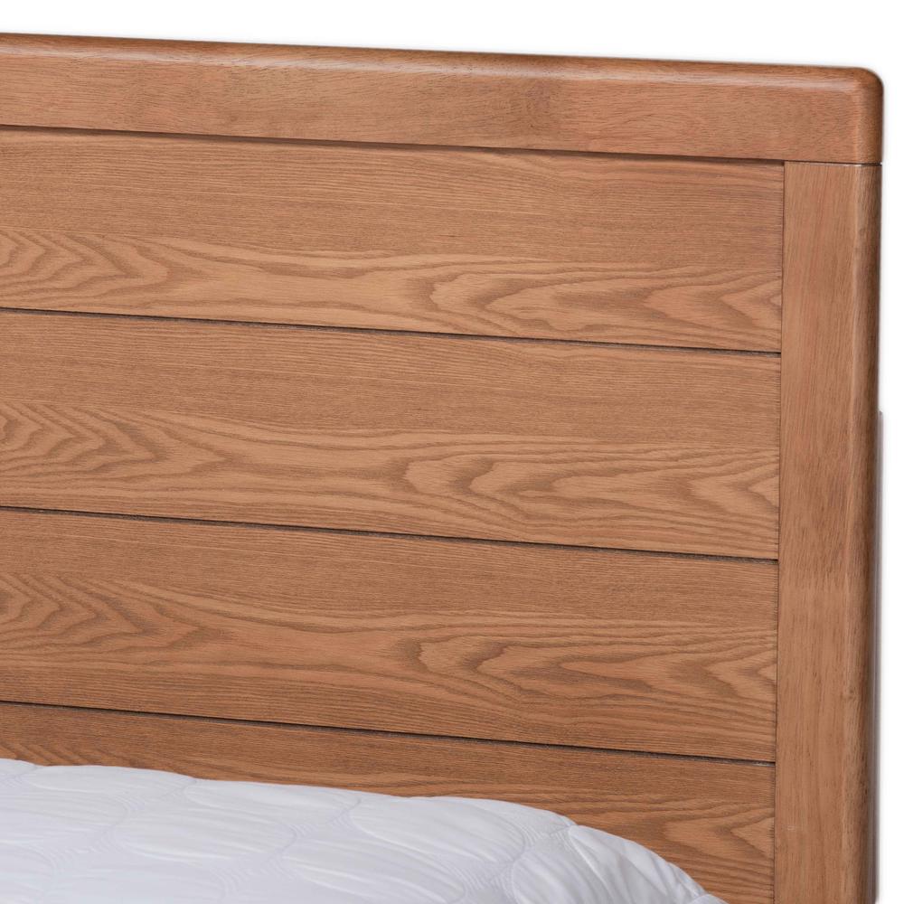 Walnut Brown Finished Wood Full Size 3-Drawer Platform Storage Bed. Picture 18