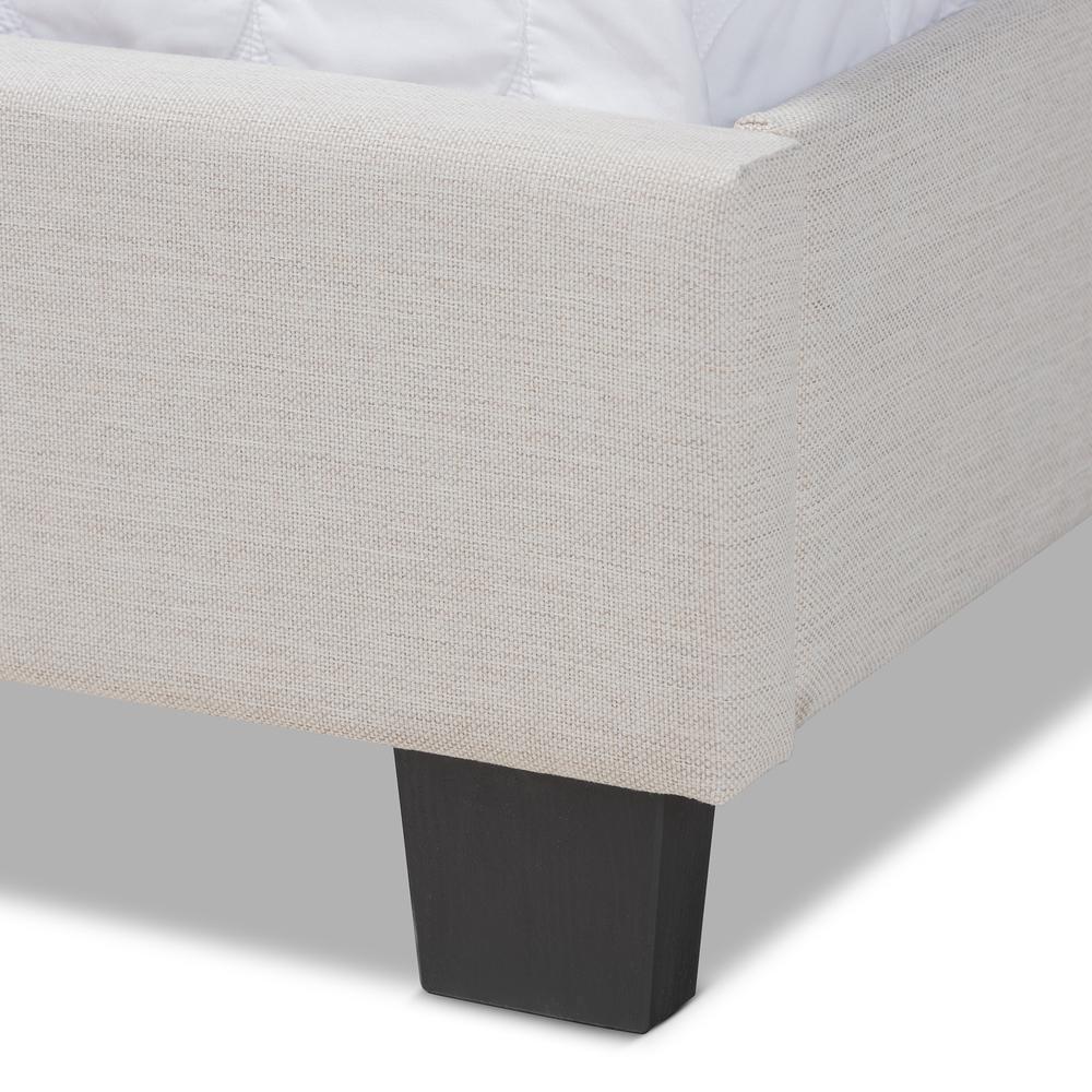 Baxton Studio Ansa Modern and Contemporary Beige Fabric Upholstered Full Size Bed. Picture 17
