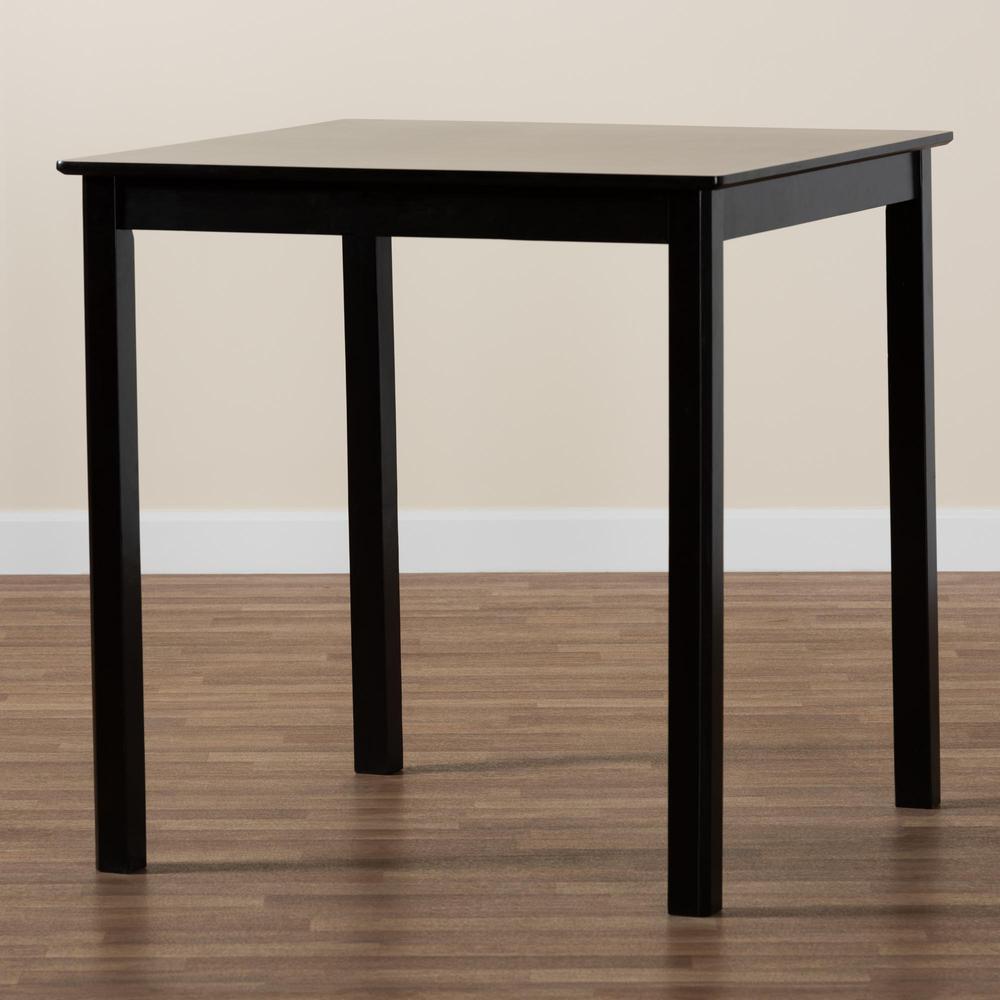 Lenoir Modern Espresso Brown Finished Wood Counter Height Pub Table. Picture 15