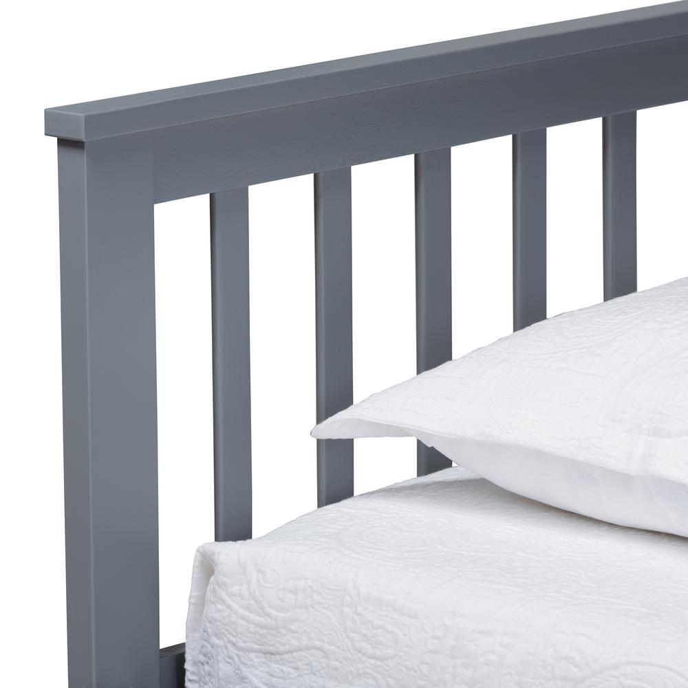 Trine Classic and Traditional Grey Finished Wood Twin Size Daybed with Trundle. Picture 17