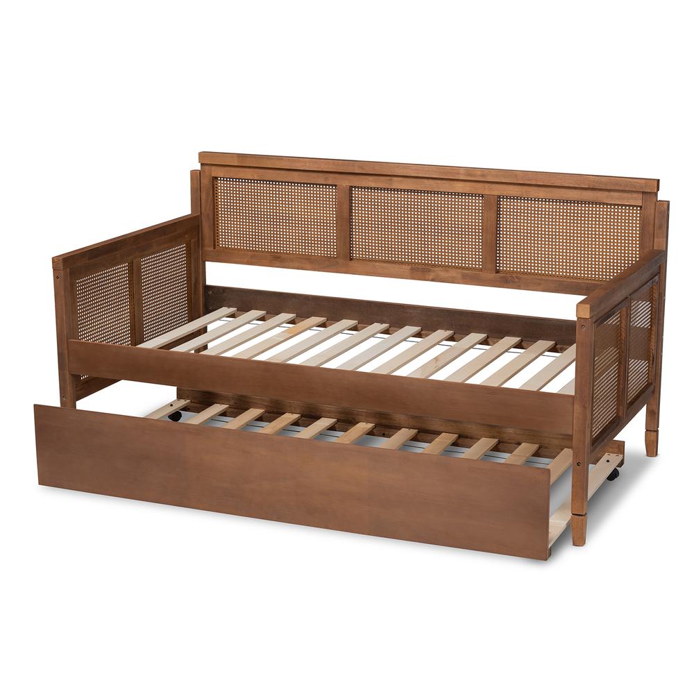Synthetic Rattan Daybed with Trundle. Picture 16