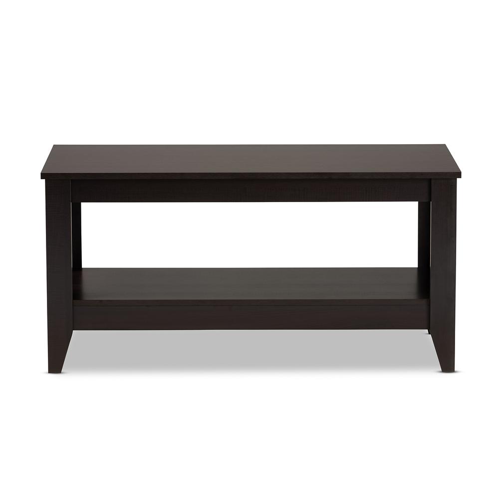 Baxton Studio Elada Modern and Contemporary Wenge Finished Wood Coffee Table. Picture 11