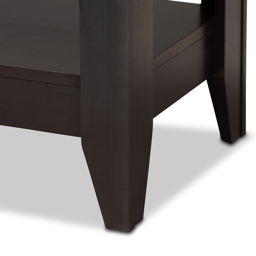 Baxton Studio Elada Modern and Contemporary Wenge Finished Wood Coffee Table. Picture 13