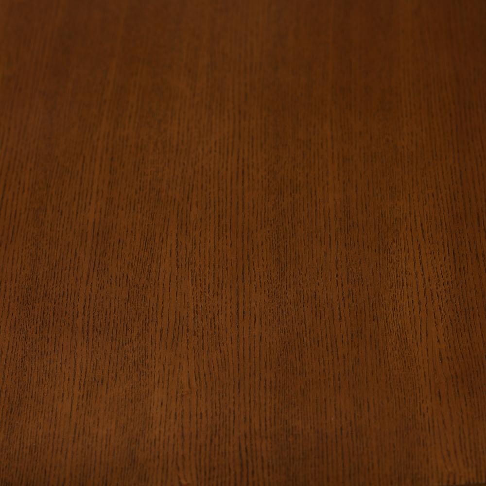 Flora Mid-Century Modern "Oak" Medium Brown Finishing Wood Dining Table. Picture 10