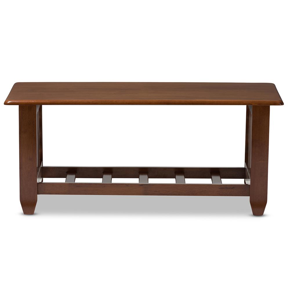 Cherry Finished Brown Wood Living Room Occasional Coffee Table. Picture 6