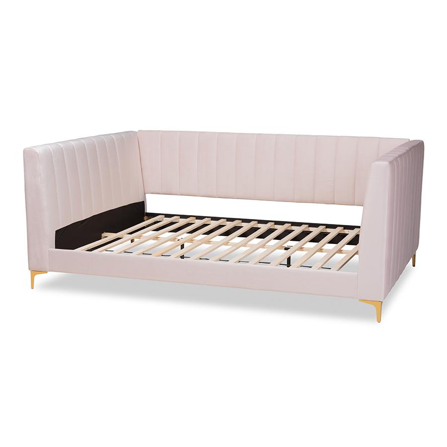 Gold Finished Queen Size Daybed. Picture 3