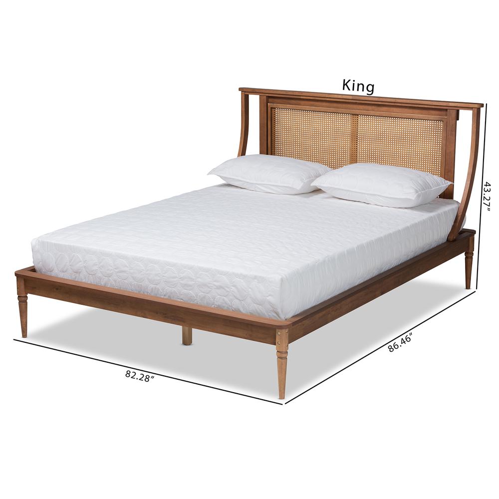 Synthetic Rattan Queen Size Platform Bed. Picture 22