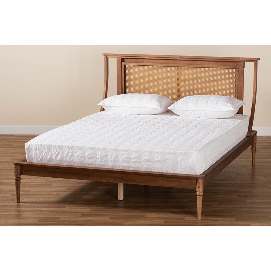 Synthetic Rattan King Size Platform Bed. Picture 8