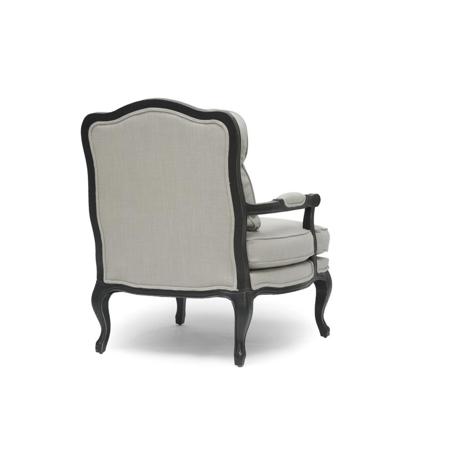 Baxton Studio Antoinette Classic Antiqued French Accent Chair. Picture 3
