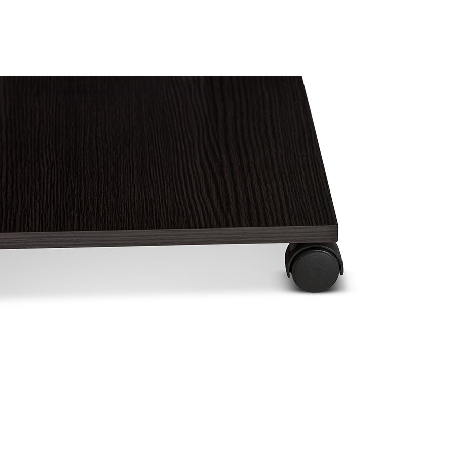 Baxton Studio Cladine Modern and Contemporary Wenge Brown Finished Coffee Table. Picture 3