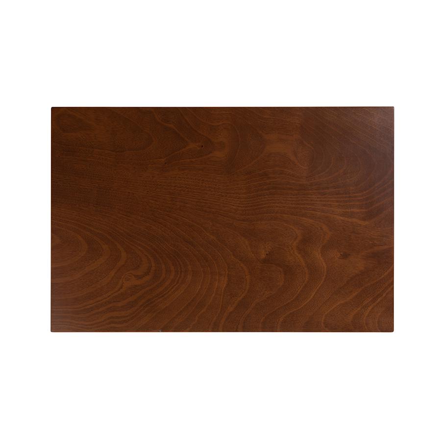 Baxton Studio Eveline Modern Walnut Brown Finished Wood 43-Inch Dining Table. Picture 5