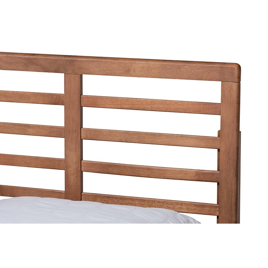 Walnut Brown Finished Wood Full Size 3-Drawer Platform Storage Bed. Picture 6