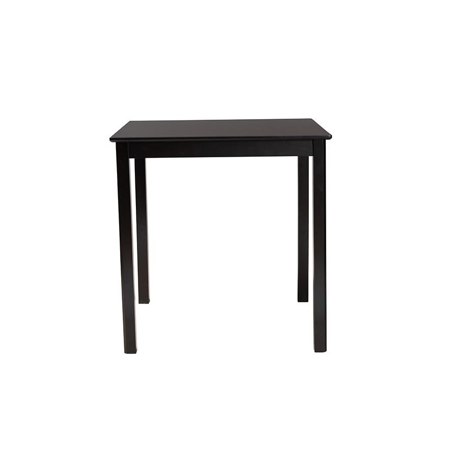 Lenoir Modern Espresso Brown Finished Wood Counter Height Pub Table. Picture 2