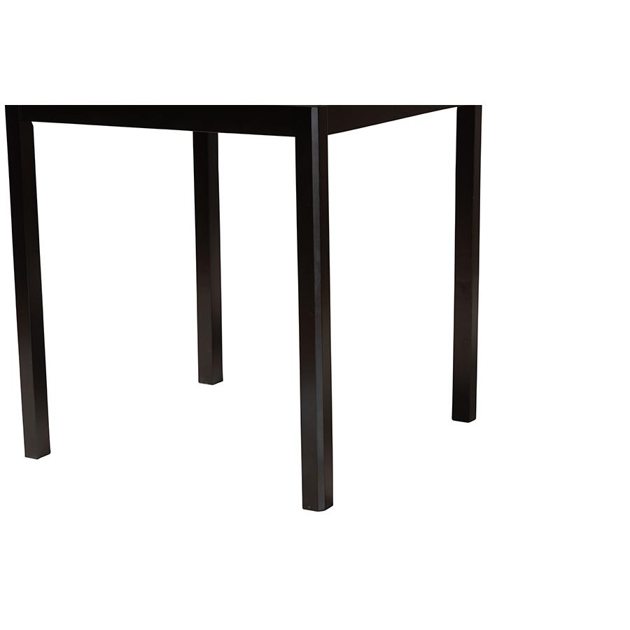 Lenoir Modern Espresso Brown Finished Wood Counter Height Pub Table. Picture 4