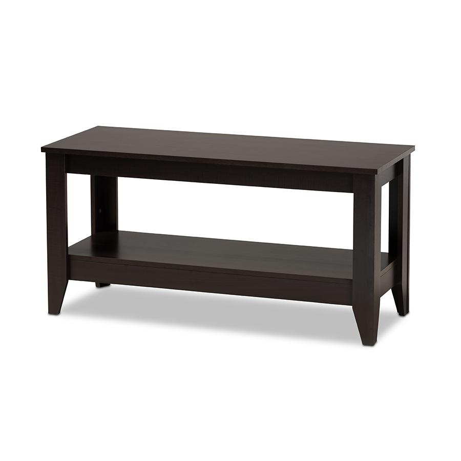Baxton Studio Elada Modern and Contemporary Wenge Finished Wood Coffee Table. Picture 1