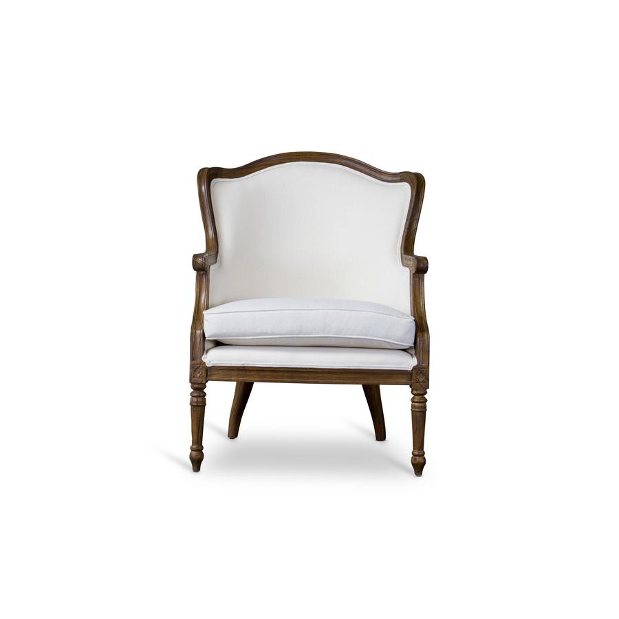 Baxton Studio Charlemagne Traditional French Accent Chair-. Picture 1