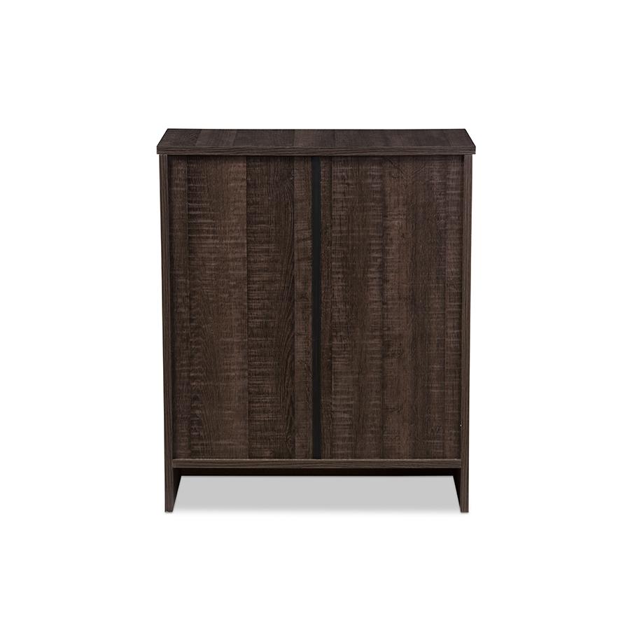 Decon Modern and Contemporary Espresso Brown Wood 3-Drawer Storage Chest. Picture 3