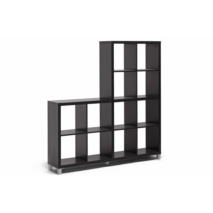 Dark Brown Cube Shelving Unit. Picture 2