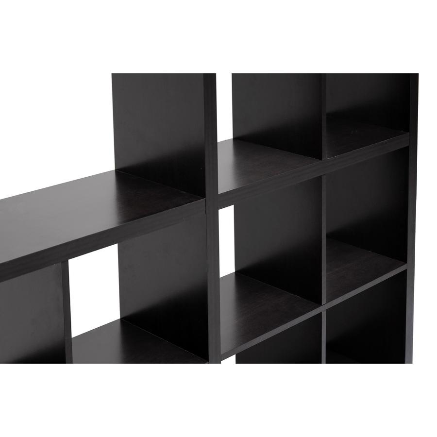 Dark Brown Cube Shelving Unit. Picture 3
