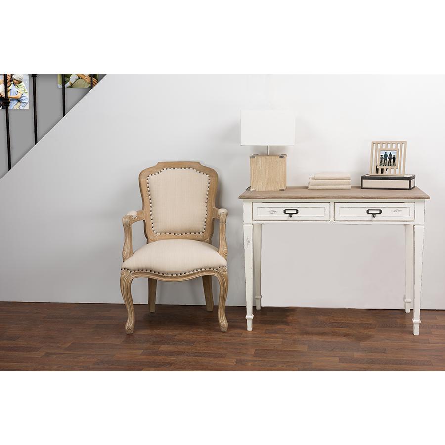 Baxton Studio Dauphine Traditional French Accent Writing Desk. Picture 6