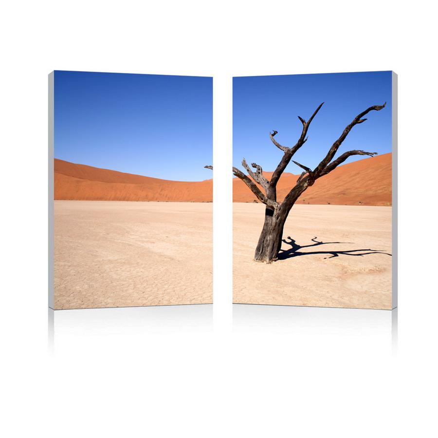 Solitude Mounted Photography Print Diptych Multi. Picture 1