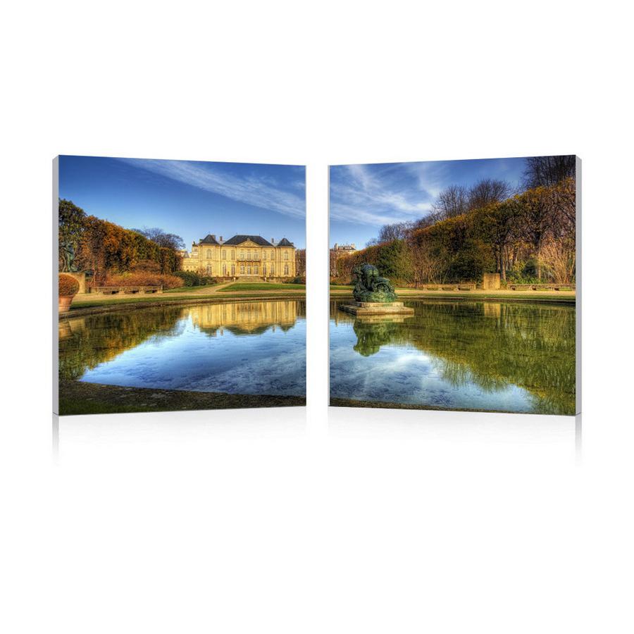 Mounted Photography Print Diptych Multi. Picture 1