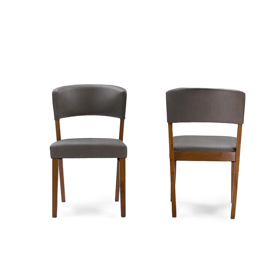 Leather Dining Chairs (Set of 2). Picture 1