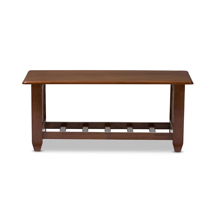 Cherry Finished Brown Wood Living Room Occasional Coffee Table. Picture 1