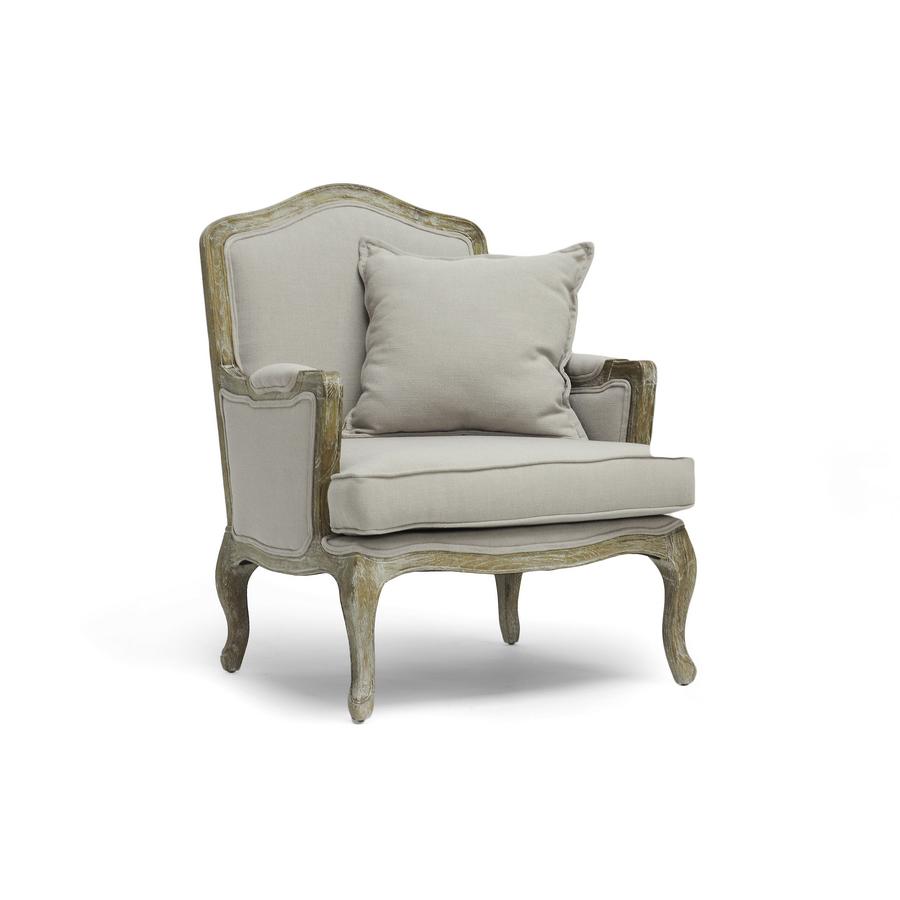 Constanza Antiqued Accent Chair. Picture 1
