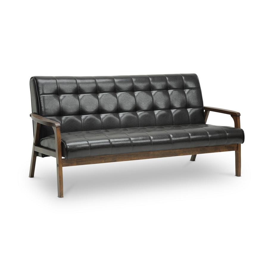 Mid-Century Masterpieces Sofa—Brown. The main picture.