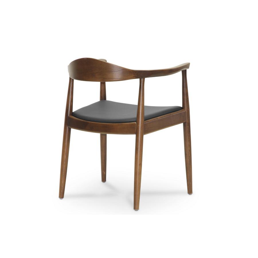 Baxton Studio Embick Mid-Century Modern Dining Chair. Picture 3