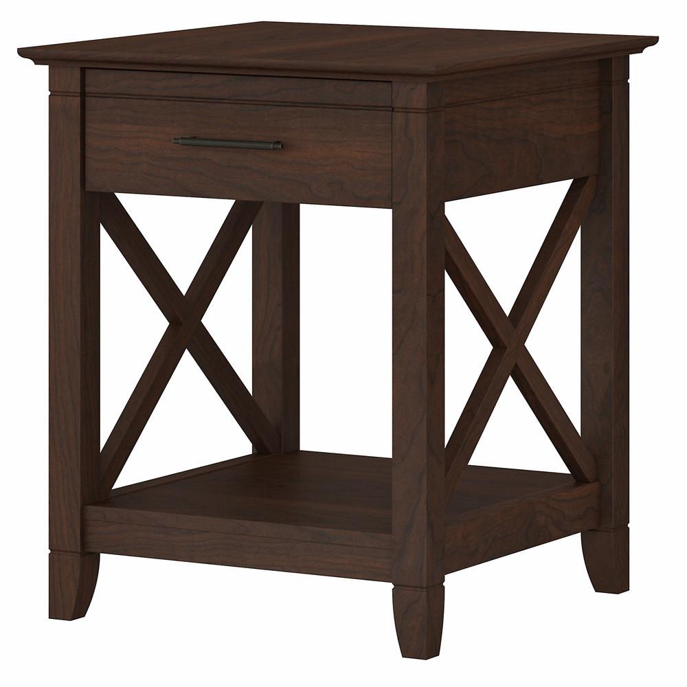 Bush Furniture Key West Nightstand with Drawer Bing Cherry. Picture 2
