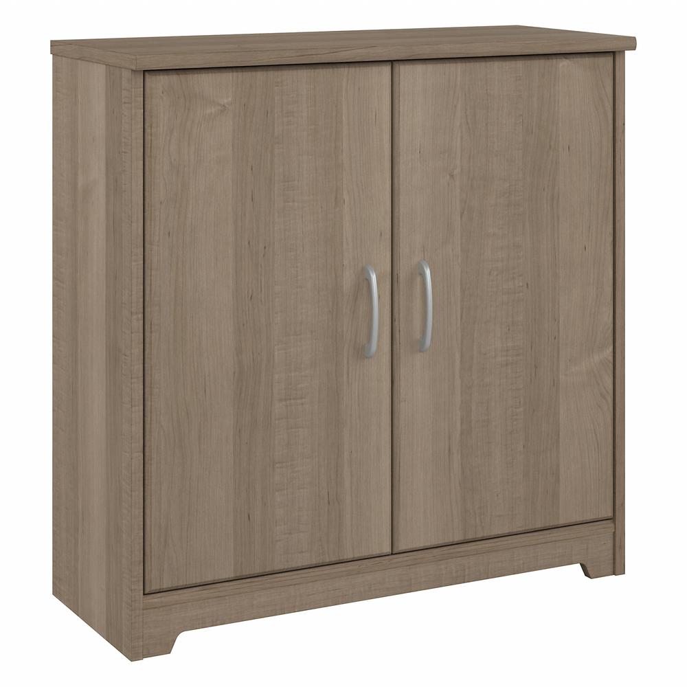 Bush Furniture Cabot Small Entryway Cabinet with Doors, Ash Gray. Picture 1