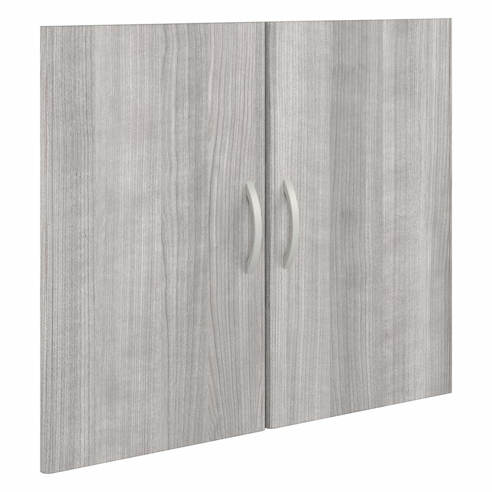 Bush Business Furniture Hybrid Half Height Door Kit - Platinum Gray. Picture 1