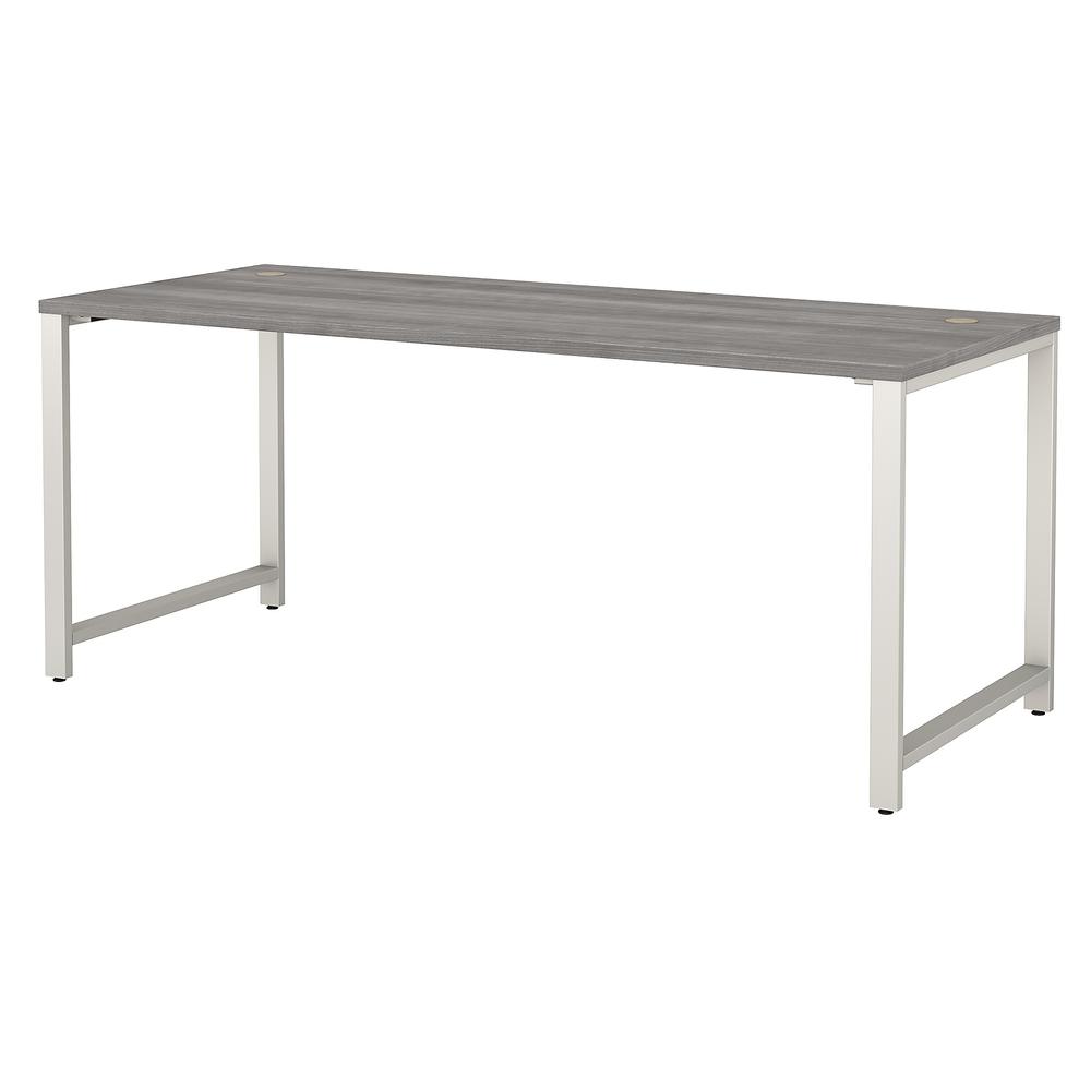 Bush Business Furniture 400 Series 72W x 30D Table Desk with Metal Legs , Platinum Gray. Picture 1