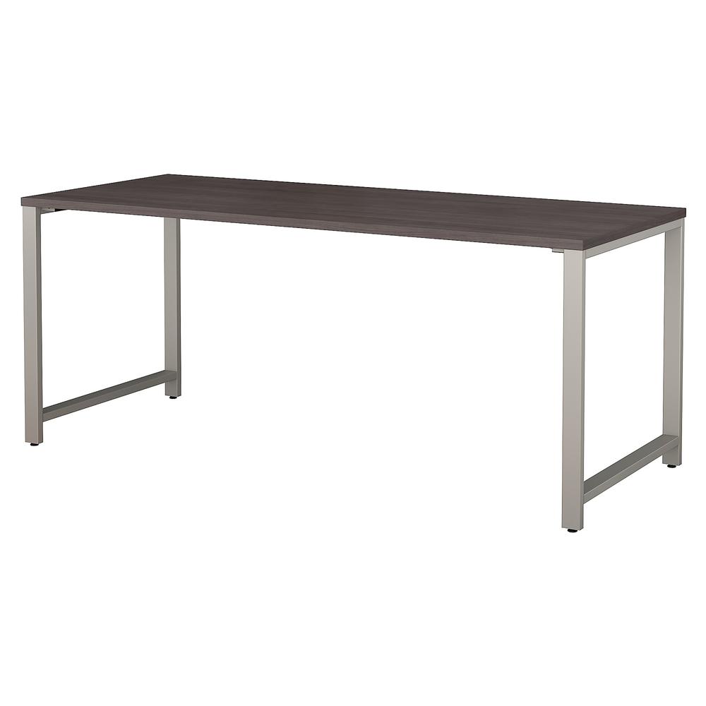Bush Business Furniture 400 Series 72W x 30D Table Desk with Metal Legs, Storm Gray. Picture 1