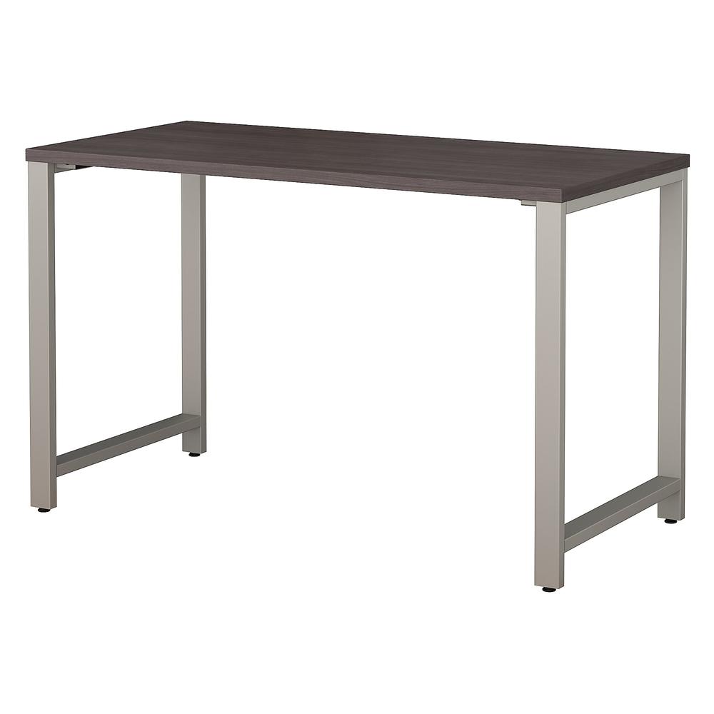 Bush Business Furniture 400 Series 48W x 24D Table Desk with Metal Legs, Storm Gray. Picture 1