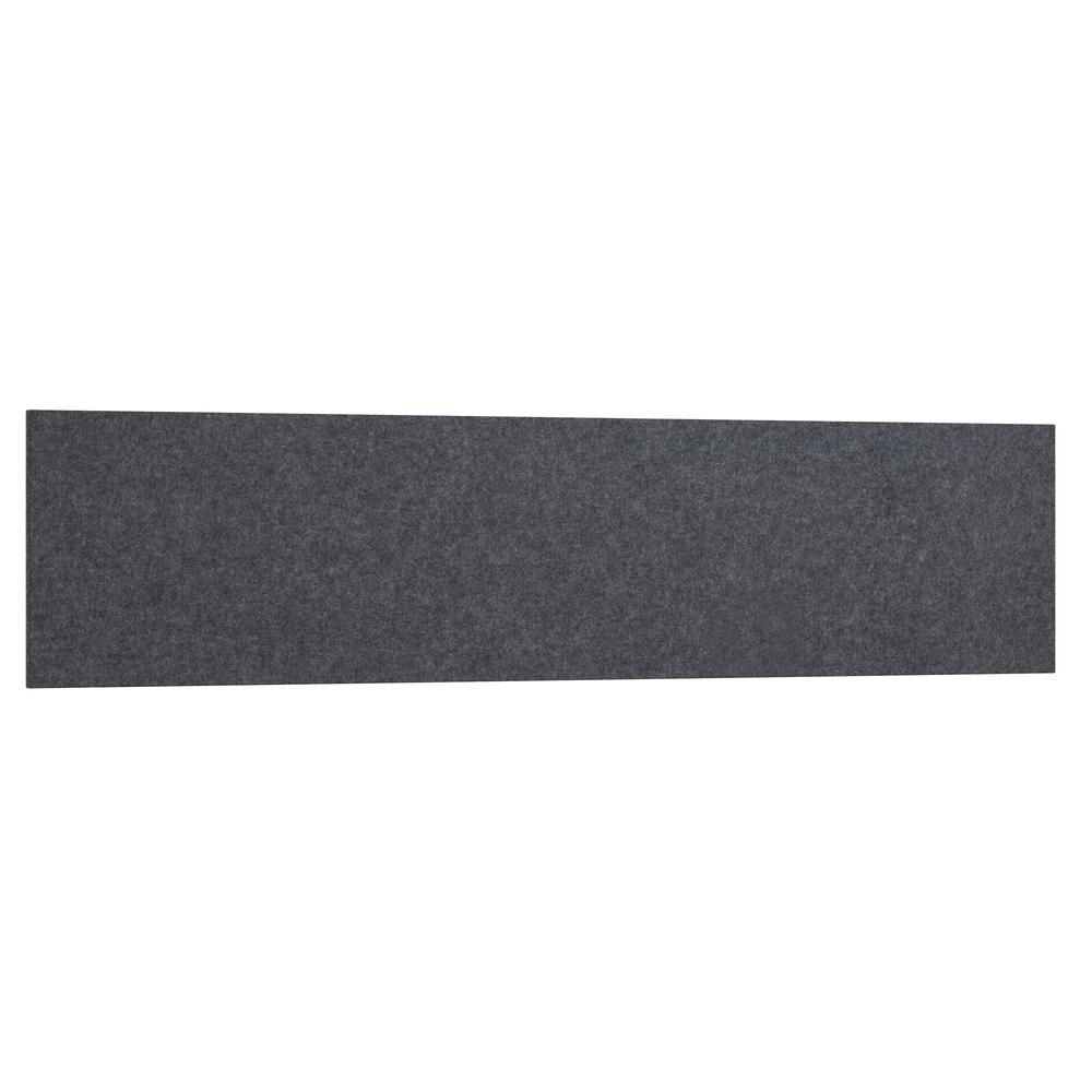69W x 16H Acoustic Tackboard in Cool Charcoal. Picture 1