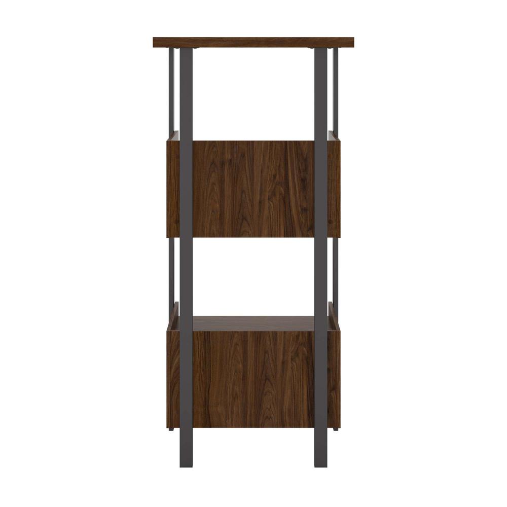 Architect 4 Shelf Bookcase in Modern Walnut. Picture 4