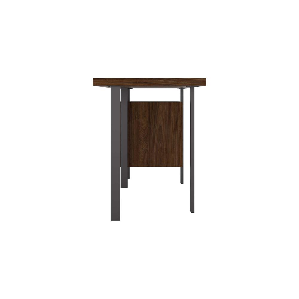 Architect 60W Writing Desk with Drawers in Modern Walnut. Picture 3