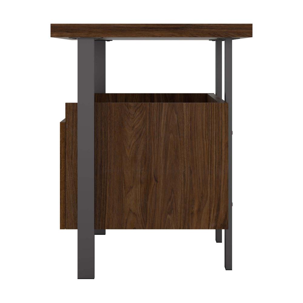 Architect 1 Drawer Lateral File Cabinet in Modern Walnut. Picture 3
